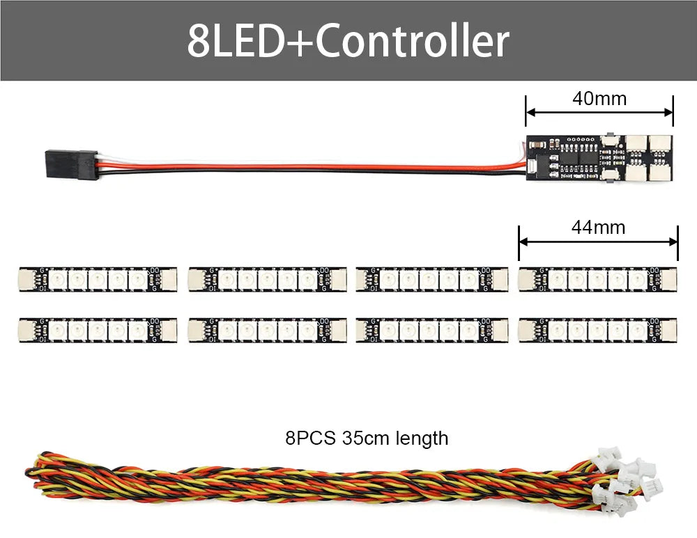 8LED+Controller 4Omm Dooooo Heee 44mm M__ J