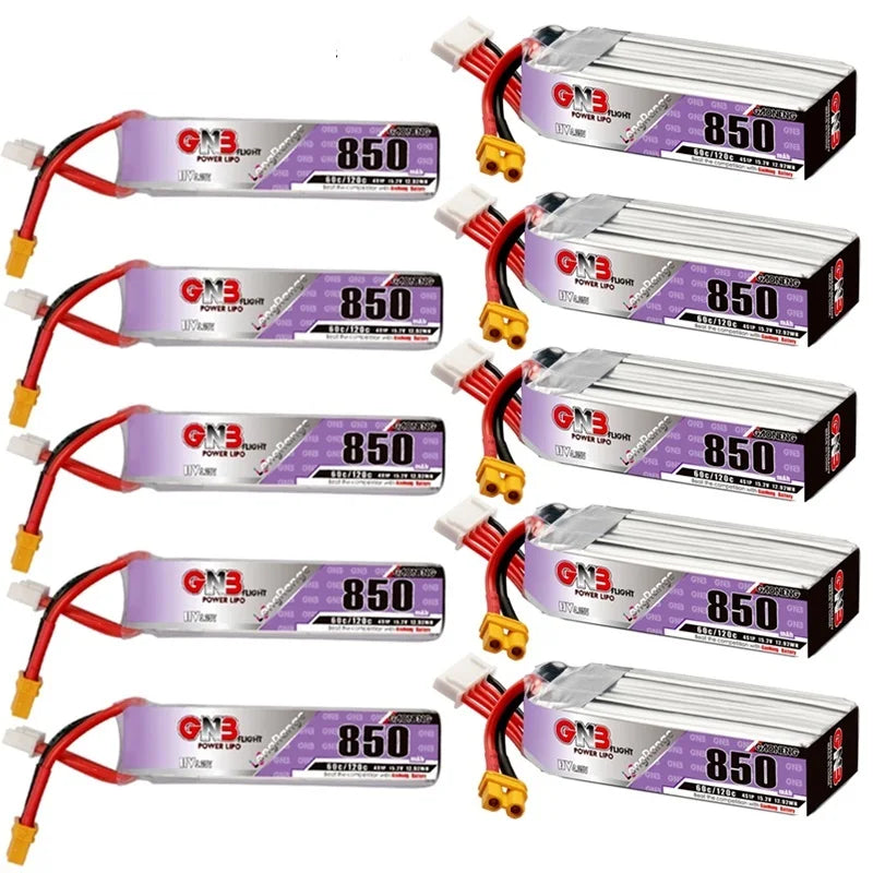 GAONENG GNB 4S HV 15.2V 850mAh 60C/120C Lipo Battery With XT30U-F