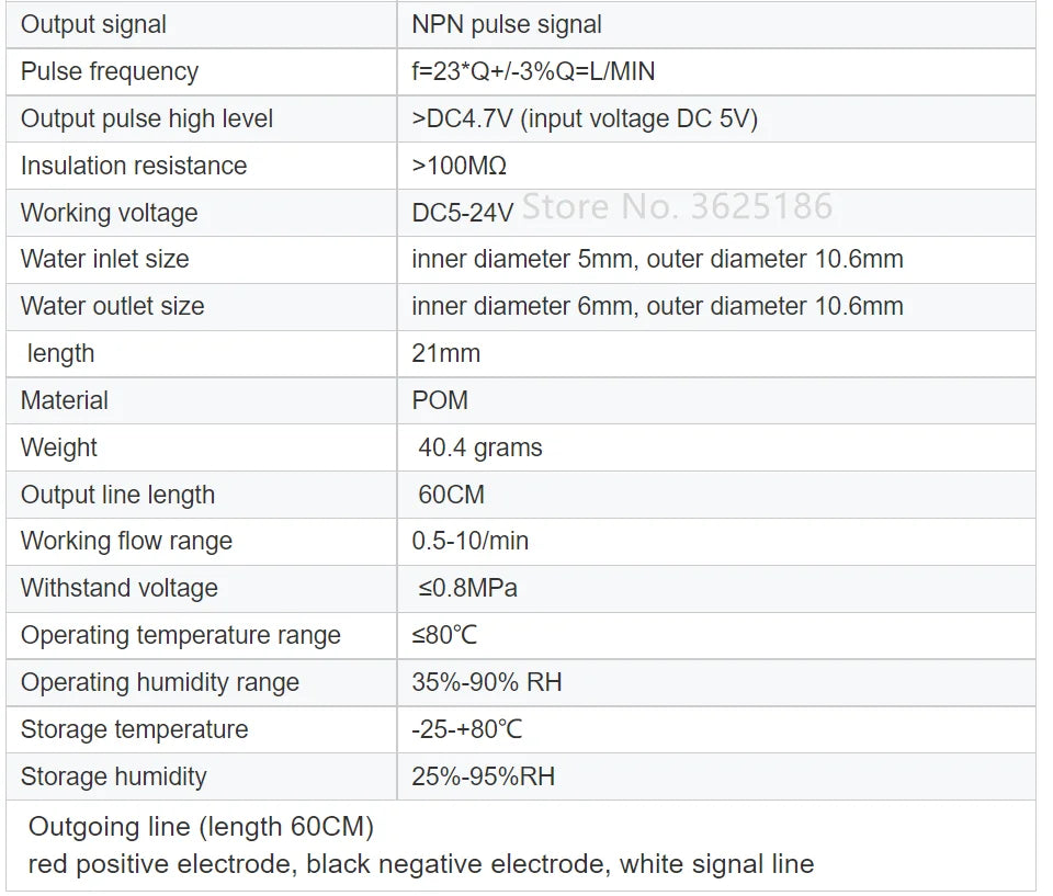 Liquid Measurement Flowmeter, f-23*0+/-3%Q-LIMIN Output pulse high level