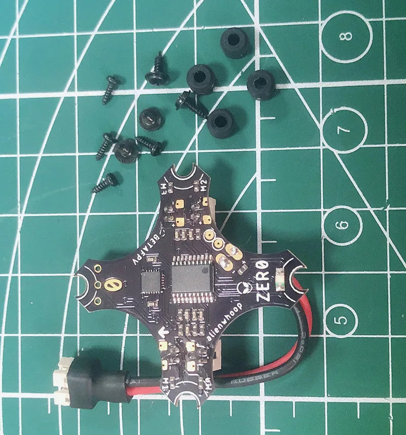 AlienWhoop ZER0 Brushed Flight Controller, AlienWhoop ZER0 flight controller for Tiny Whoop, Blade In