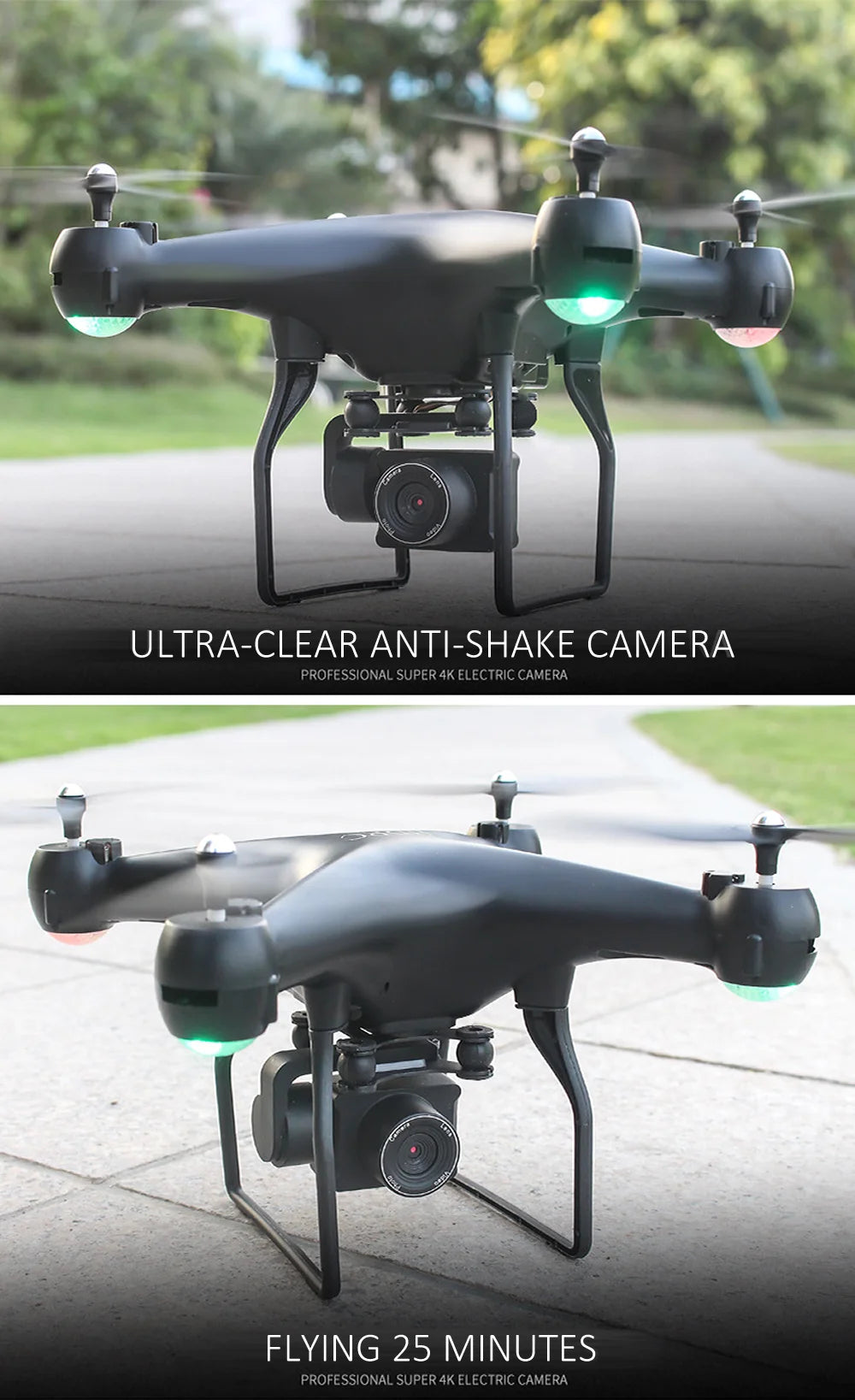 RC Drone, ultra-clear anti-shake camera flying 25 minutes professional super 4
