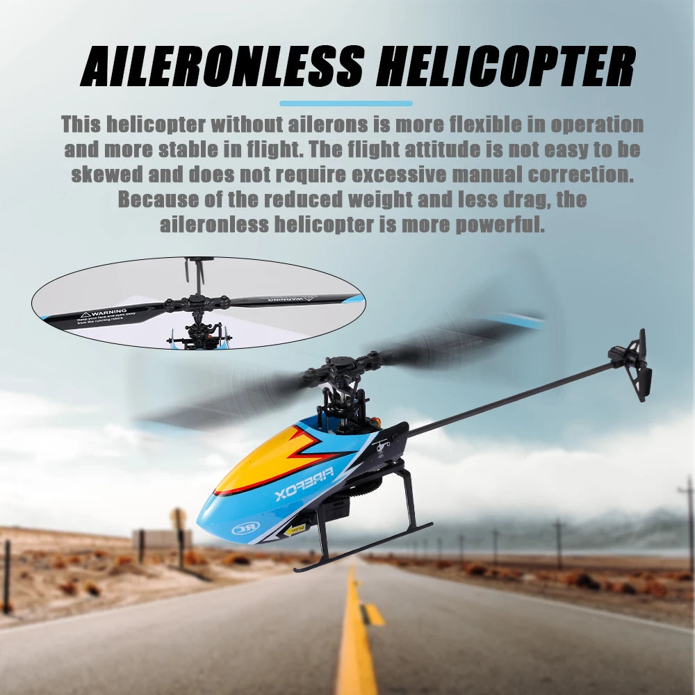 FIREFOX C129 Rc Helicopter, aileronless helicopter is more flexible in operation and more stable in flight .