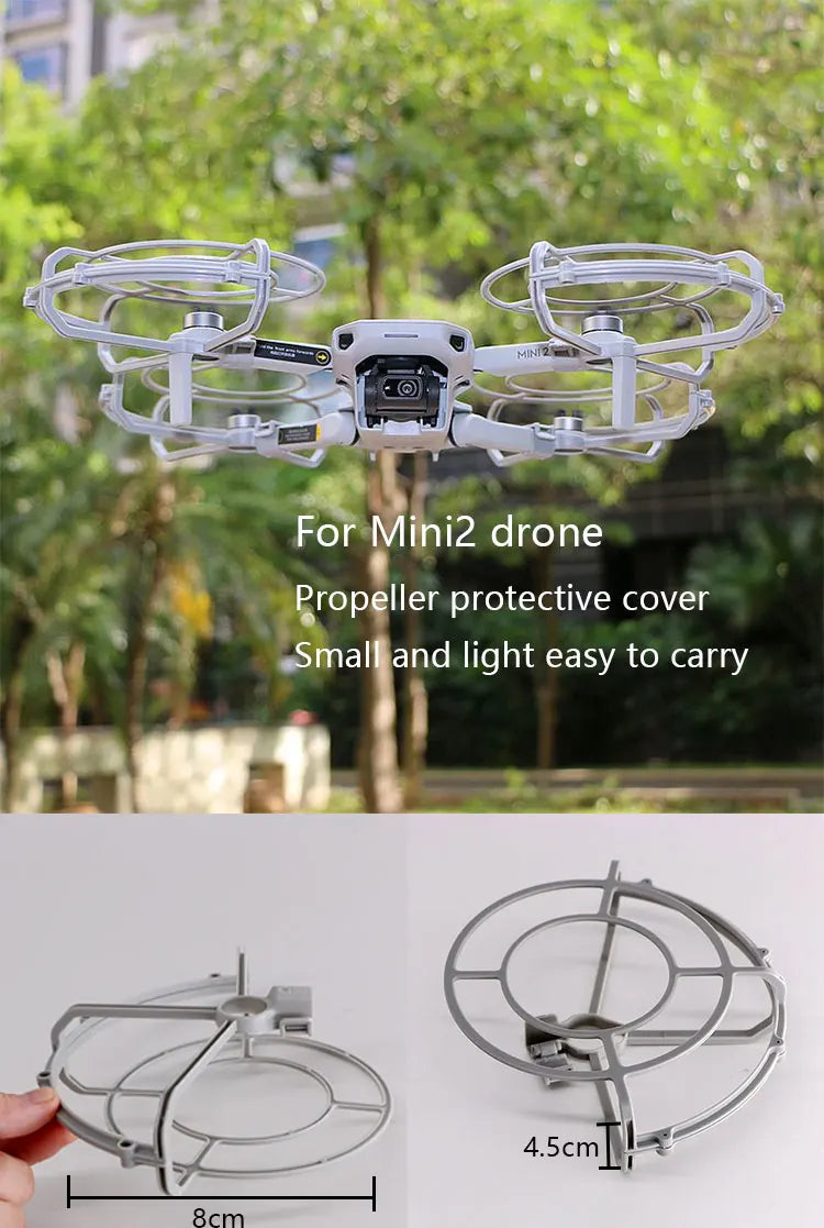 Landing Gear for DJI Mavic Mini 2/Mini SE Drone Propeller Guard Holder Sunhood Sticker Film Motor Cover Drone Accessories 46 Mini2 drone Propeller protective cover Small light easy to carry 4.5cm[ 8c