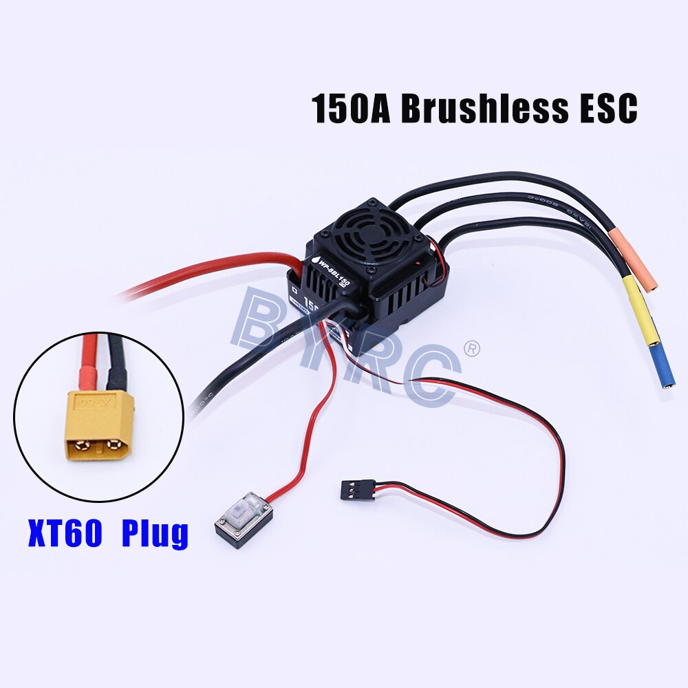 HOBBYWING waterproof 150A WP-8BL 150 RTR Brushless Sensorless ESC, 150A Brushless ESC Xt6O