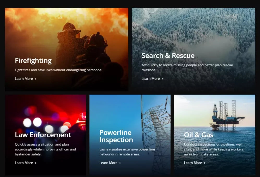 Matrice 300 RTK, search & rescue firefighting act quickly to locate missing people and better plan rescue Fight