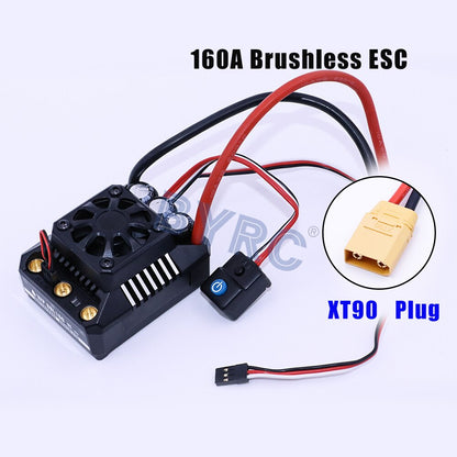 HOBBYWING waterproof 160A WP-6BL 160 8S RTR Brushless Sensorless ESC Speed Controller For 1/6 1/7 Touring Car Buggy Truck RC car