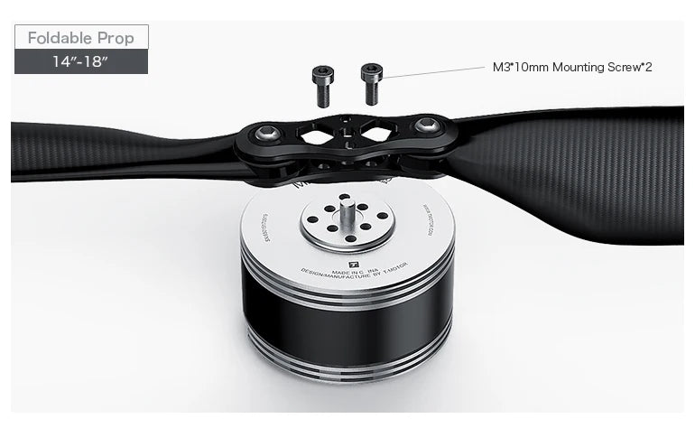 T-Motor, Foldable 14"-18" M3*1 Omm Mounting Screw 2 Msn