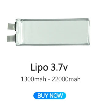 2PCS HRB Lipo Battery, AKKU Charged Rechargeable Sack Li-Polymer Accessories,Li