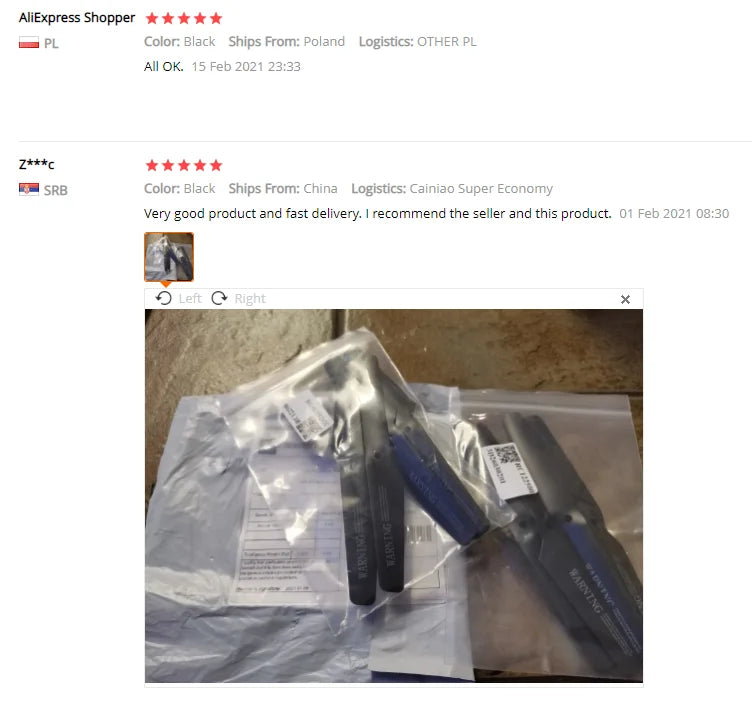 AliExpress Shopper Color: Black Ships From: Poland Logistics: OTHER PL