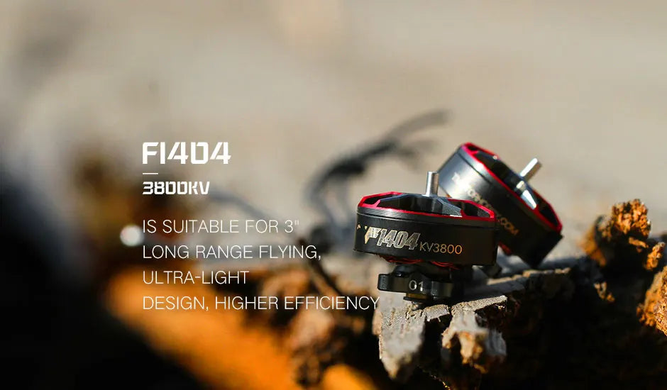 T-motor F1404 KV3800 KV4600 3-4S Brushless Outrunner Motor For FPV Freestyle Version Quadrotor 8 T-motor, FI40A 380ukv IS SUITABLE FOR 3" LONG