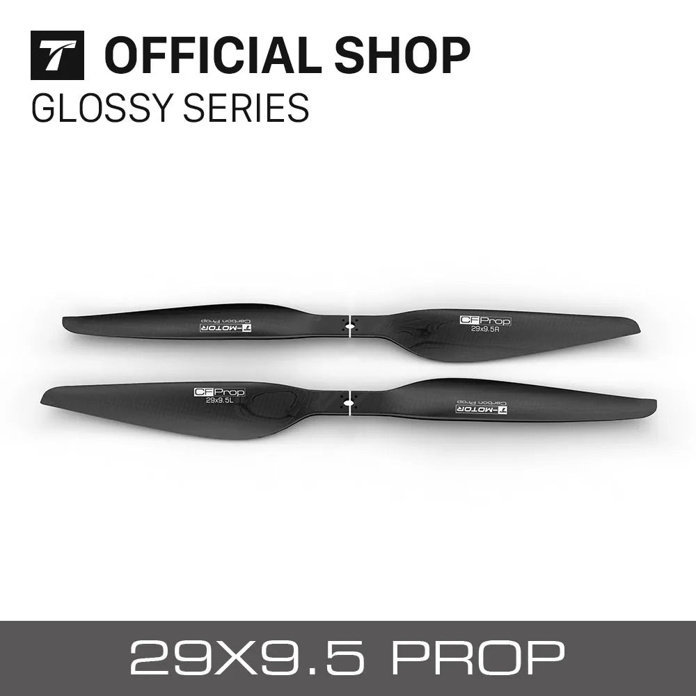 T-Motor G29x9.5 inch Prop, OFFICIAL SHOP GLOSSY SERIES CAPCOP UOLOW