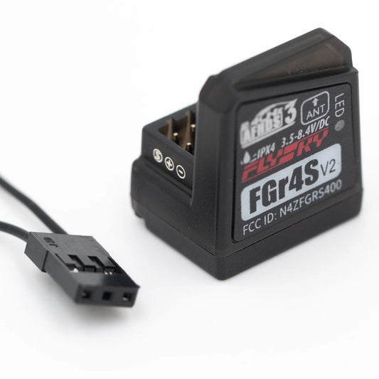 Flysky FGR4S V2 Receiver, 0iib ANT 3.5-8.4VIDC 'eipu 