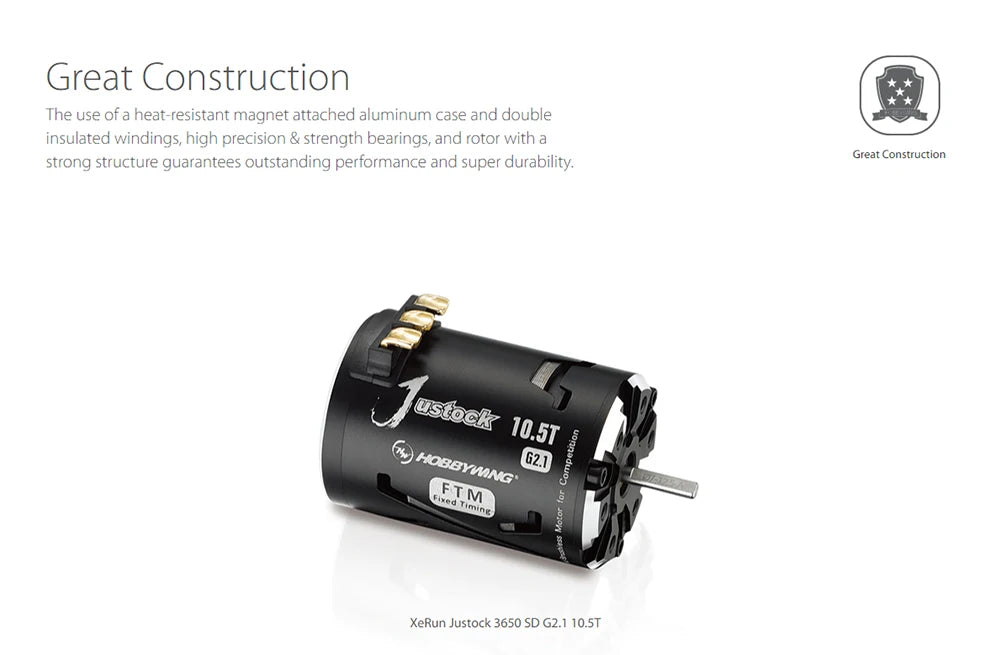 Robust motor with resistant magnet, aluminum case, and durable design for high-performance and reliability.