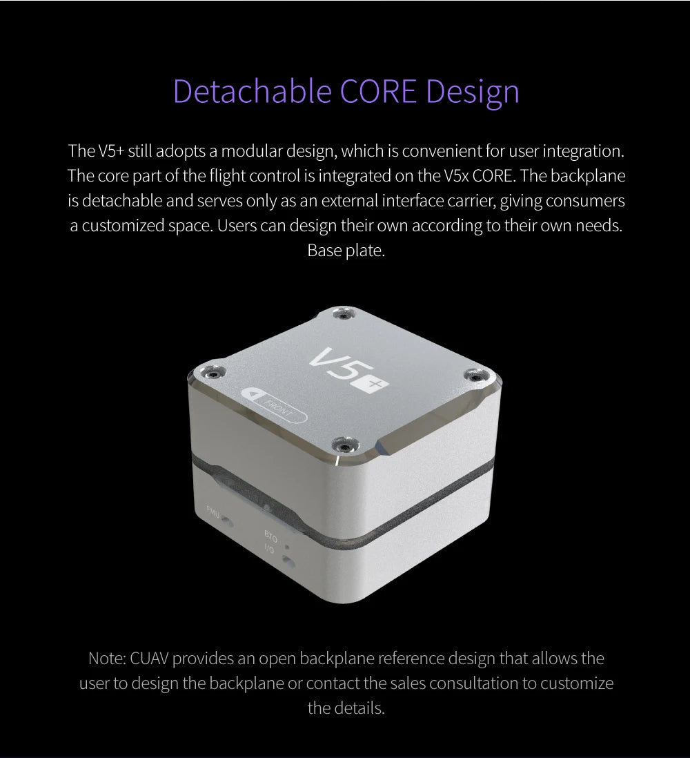 CUAV NEW V5+ autopilot flight controller - base on FMU V5 Open source hardware for FPV RC Drone Quadcopter Helicopter Pixhawk 11 CUAV NEW V5+ autopilot flight controller, VS+ adopts a modular design, which is convenient for user integration . the