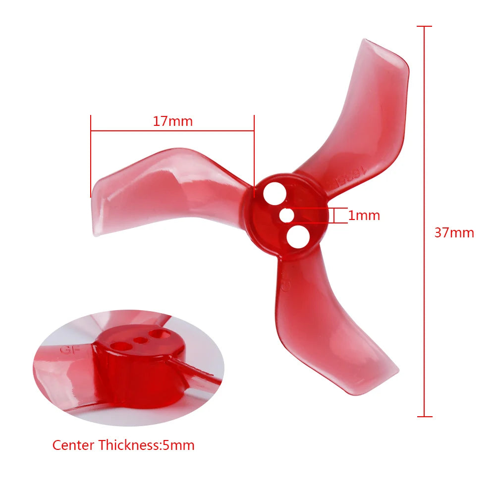 GEMFAN 1636 Propeller, l7mm Imm 37mm Center Thickness:S