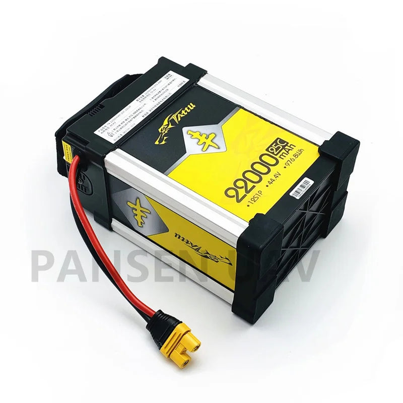 TATTU 44.4V 22000mAh 25C 12S Lithium Polymer Rechargeable Battery lipo battery for DIY RC Drone UAV model Agriculture Drone Battery 11 Battery Recommendation Age : 14+y Quantity : 1 p