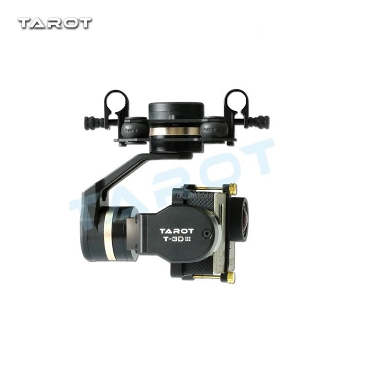 Upgraded Tarot TL3T01 3-Axis GOPRO 3DIII metal Brushless Gimbal PTZ built-in servo for Camera GOPRO 4 3+ Gopro3 FPV Photography 12 Quick installation Accurate control for vivid image Each axis speed is controllable Support