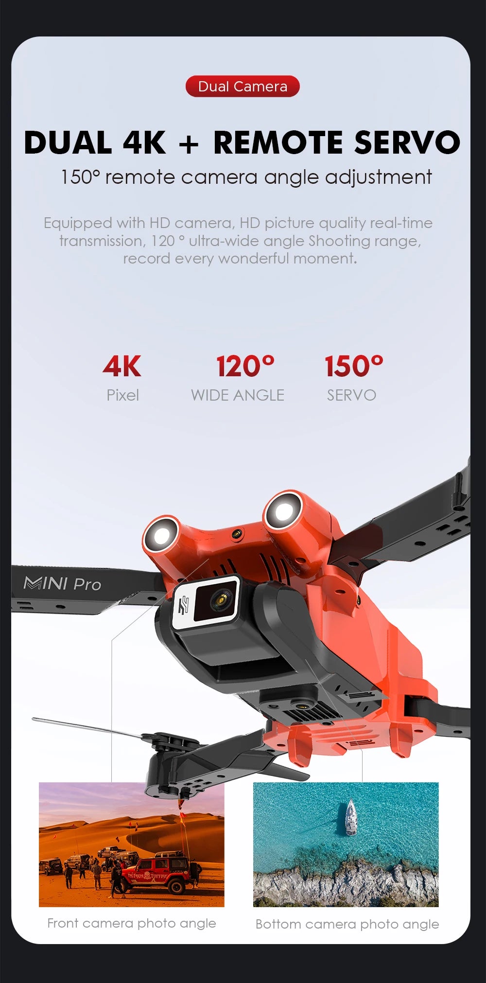 E63 Drone, servo mini pro kifopn# 