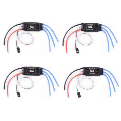4pcs/lot XXD 30A 2-4S ESC Brushless Motor Speed Controller RC BEC ESC T-rex 450 V2 Helicopter Boat for FPV F450 Quadcopter Drone - RCDrone