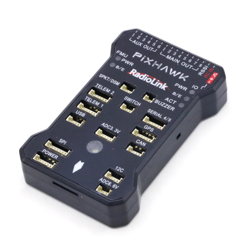 Radiolink Pixhawk PIX APM 32 Bit Flight Controller - FC with GPS Module M8N SE100 for RC Drone Quadcopter/6-8 Axis Multirotor 26 Support Reception of GPS, QZSS L1 C/A, GLONASS