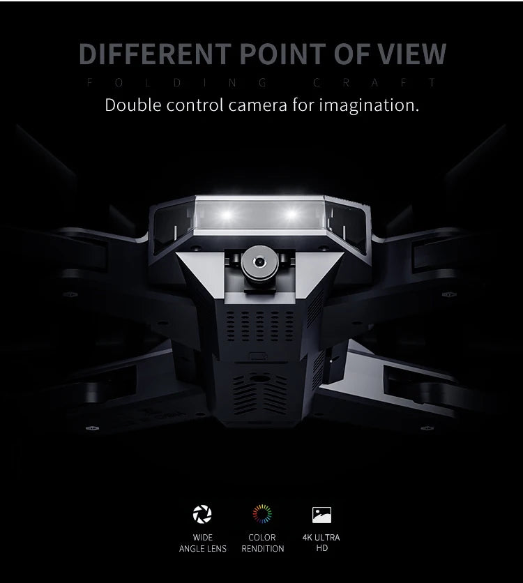 Visuo XS816 Drone, wide angle lens rendition: 4k ultra angle lens . f