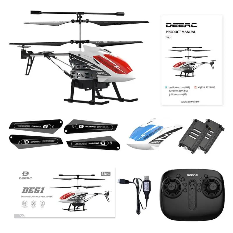 DEERC DE51 Rc Helicopter, DEENC PRODUCT MANUAL ulaleti (tm i