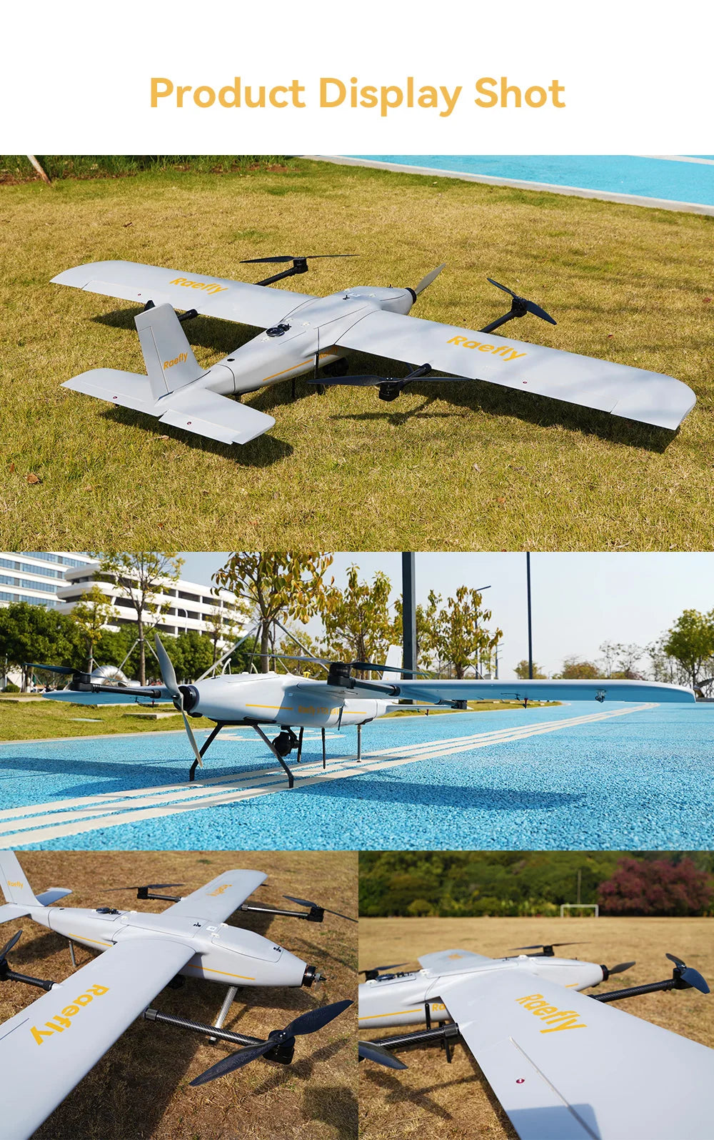 CUAV Raefly VT260 VTOL, Product Display Shot PoEp Raefly Aueba Agelfy Aue