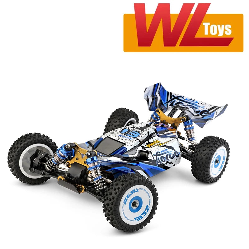 Wltoys 124017 124007 1/12 2.4G Racing RC Car, 2.4GHz has great advantages, even there are other people in the operation of car in the