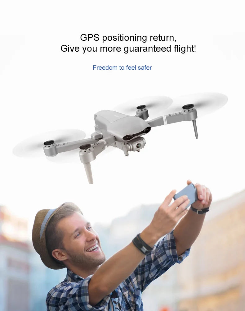 F3 drone - GPS 5G WiFi live video FPV 25 minutes 500m drones 4K HD wide-angle drone 14 gps positioning return gives you more guaranteed flightl freedom to