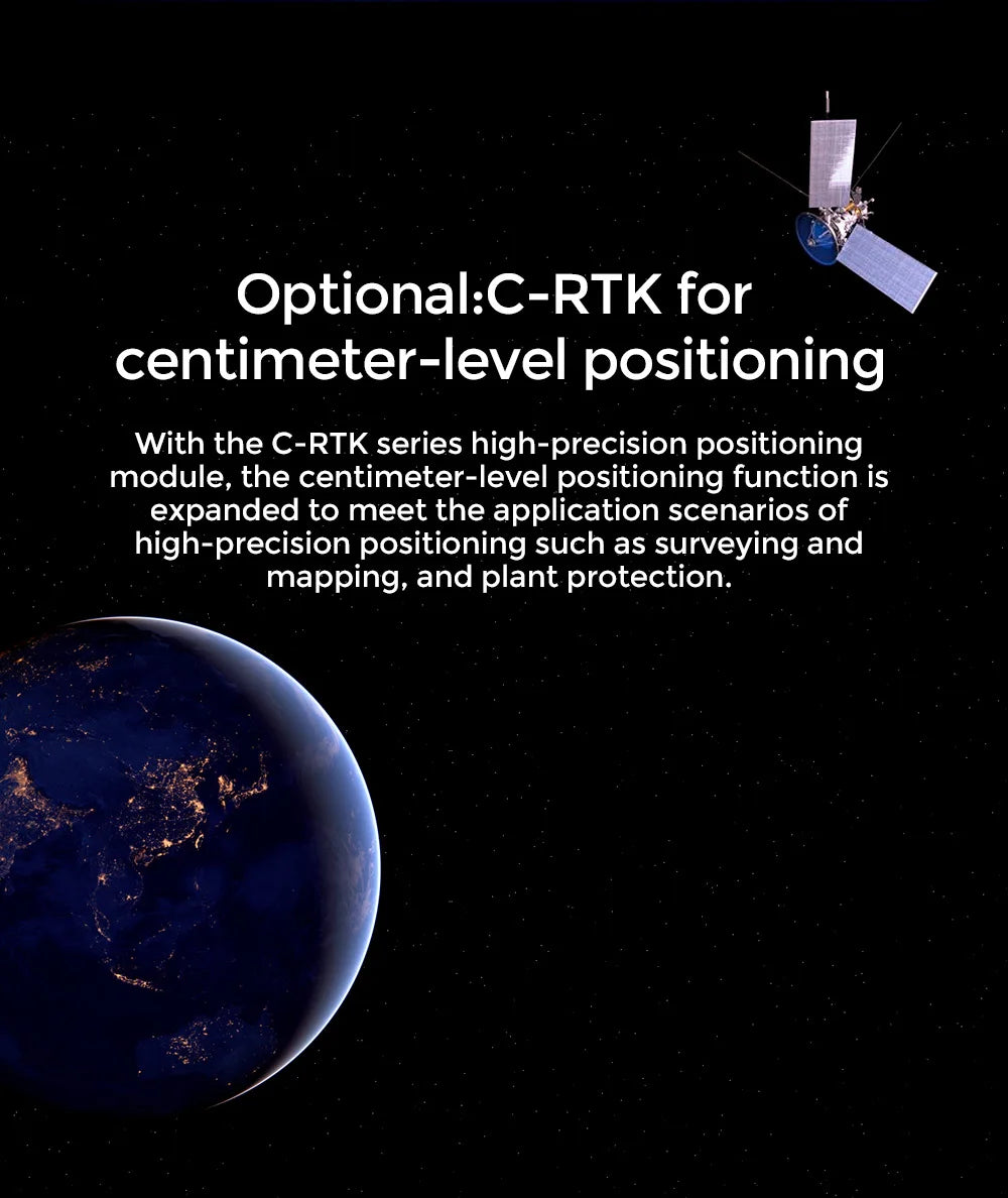 Optional:C-RTK for centimeter-level positioning