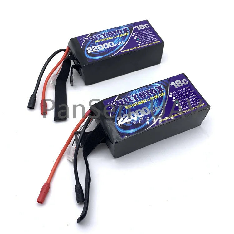 Original Fullymax 22000mAh 27000mAh 22.8V 6S LiPO Battery 18C for Big Load Multirotor FPV Drone Hexacopter Octocopter Agriculture Drone Battery 18 48c Auturay Wich cscharce Li-Bo eatter