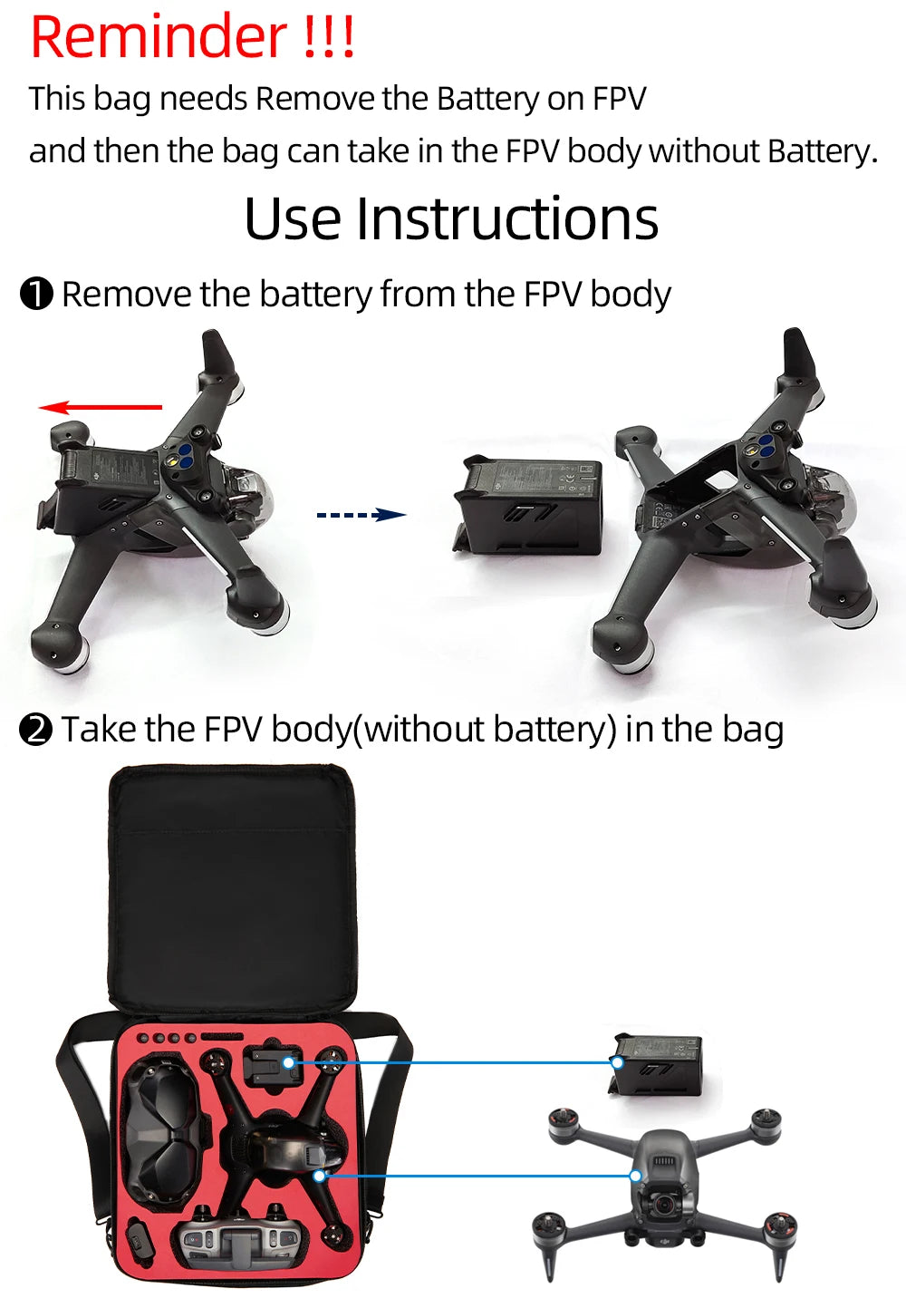 Drone Carrying Case - Ugrade