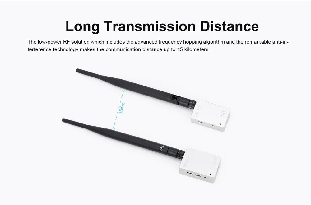 CUAV SY 2.4G Telemetry Module - Radio Data Transmitter for Pixhawk Pixhack Flight Controller 10 CUAV SY 2.4G Telemetry, low-power RF solution which includes the advanced frequency hopping algorithm the remarkable anti-in