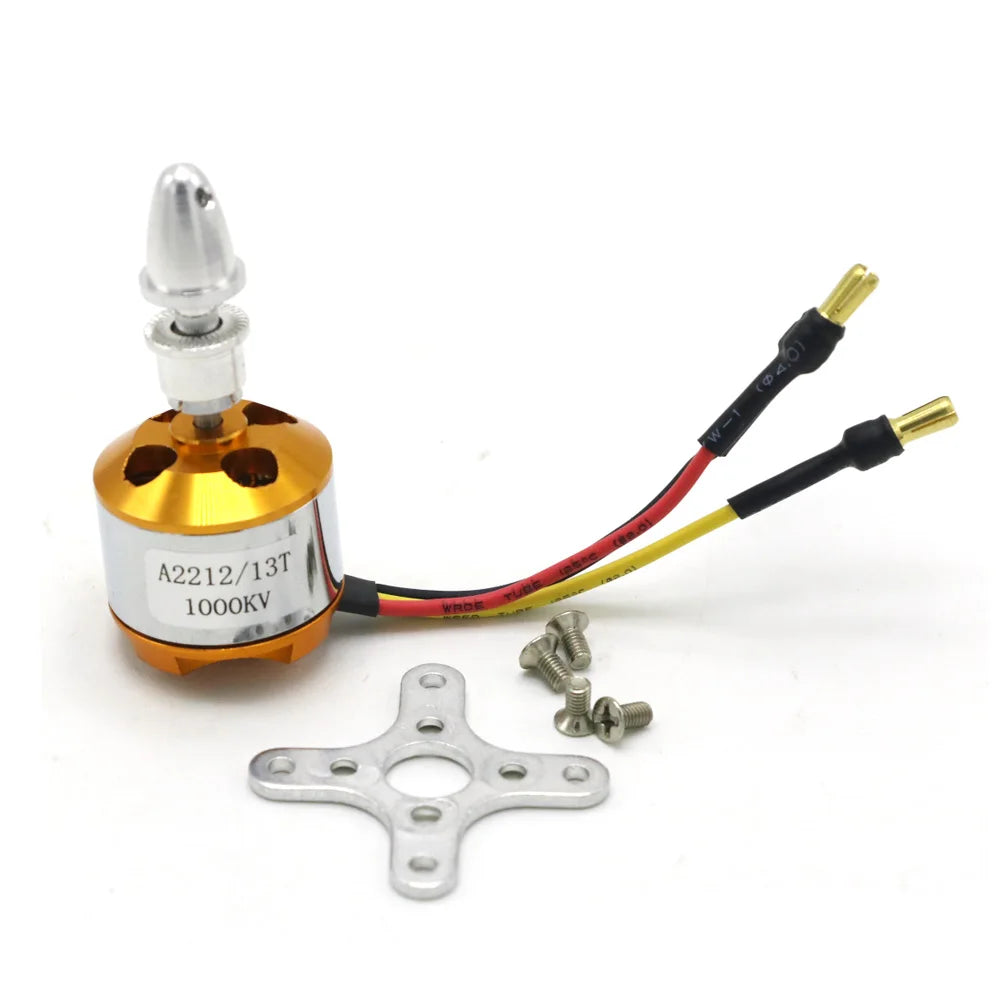 A2212 2212 2200KV 1400KV 1000KV Brushless Motor 30A 40A / 40A BLheli ESC SG90 9G Micro Servo for RC Fixed Wing Plane Helicopter 32 27.5x27mm/1.08''x1.5'' Shaft Diameter: