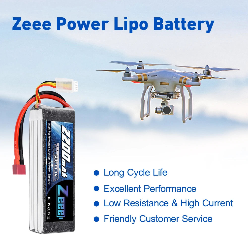 2units Zeee LiPo Battery, Zeee LiPo Battery 11.1