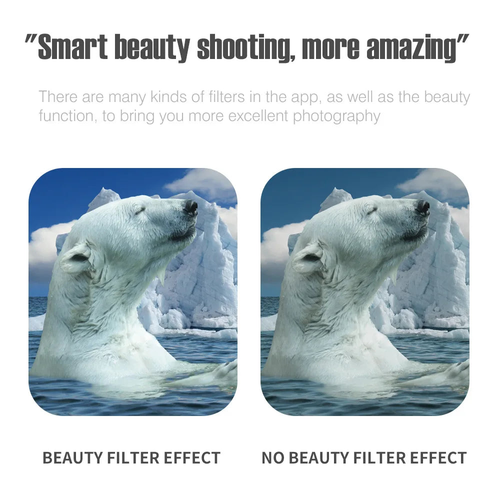 HJ96 Drone - HD 1080P 4K Dual Camera Switching Wifi FPV Drones Altitude Hold Quadcopter Toys For Beginner 30 HJ96 Drone, "Smart beauty shooting, more amazing" no beauTY FILTER EFFECT bring