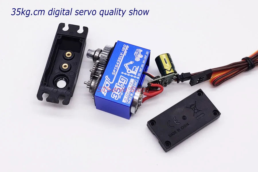 STServo 35kg Remote Control Air-Drop, Multicopter/Helicopter/Airplane kit requires transmitter channel adjustment; improper setting may damage kit.