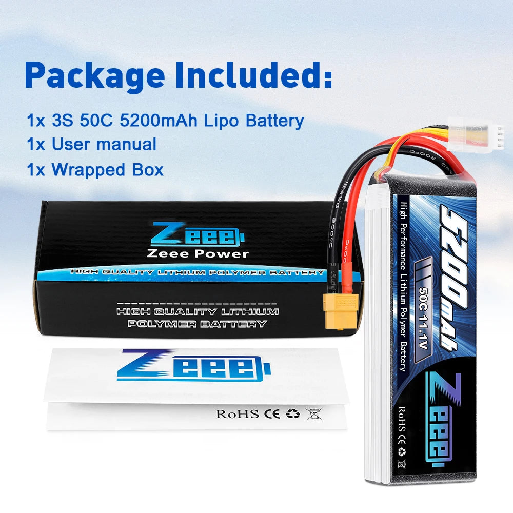 Zeee 3S Lipo Battery, Strict matching progress, excellent consistency