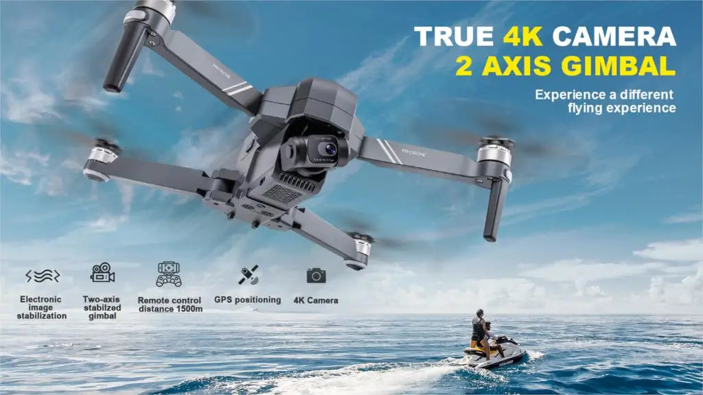 Visuo XS816 Drone, true 4k camera 2 axis gimbal experience 
