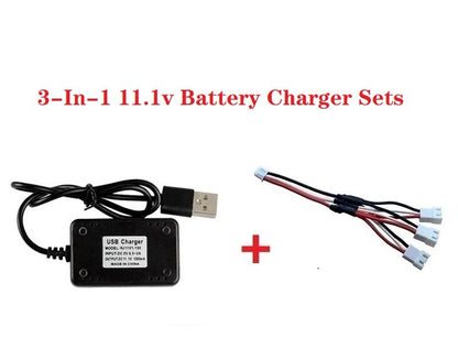 3-In-1 Il.lv Battery Charger Sets USB Aye C7arg