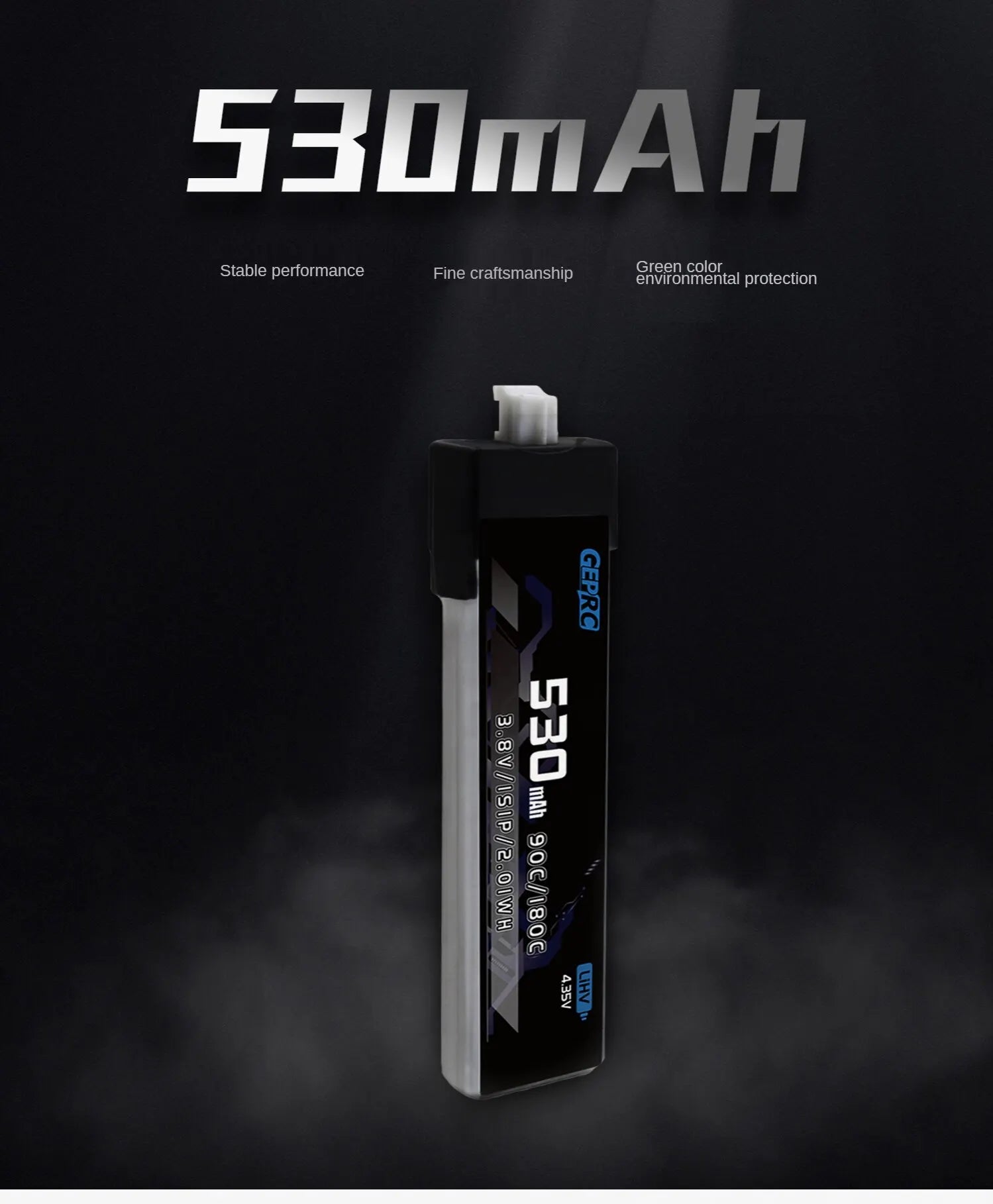530MAh Stable performance Fine craftsmanship Green color environmental protection 8 8 5 1 