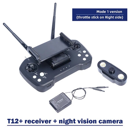 Skydroid T12, Mode version (throttle stick on Right side) T12+ receiver night vision