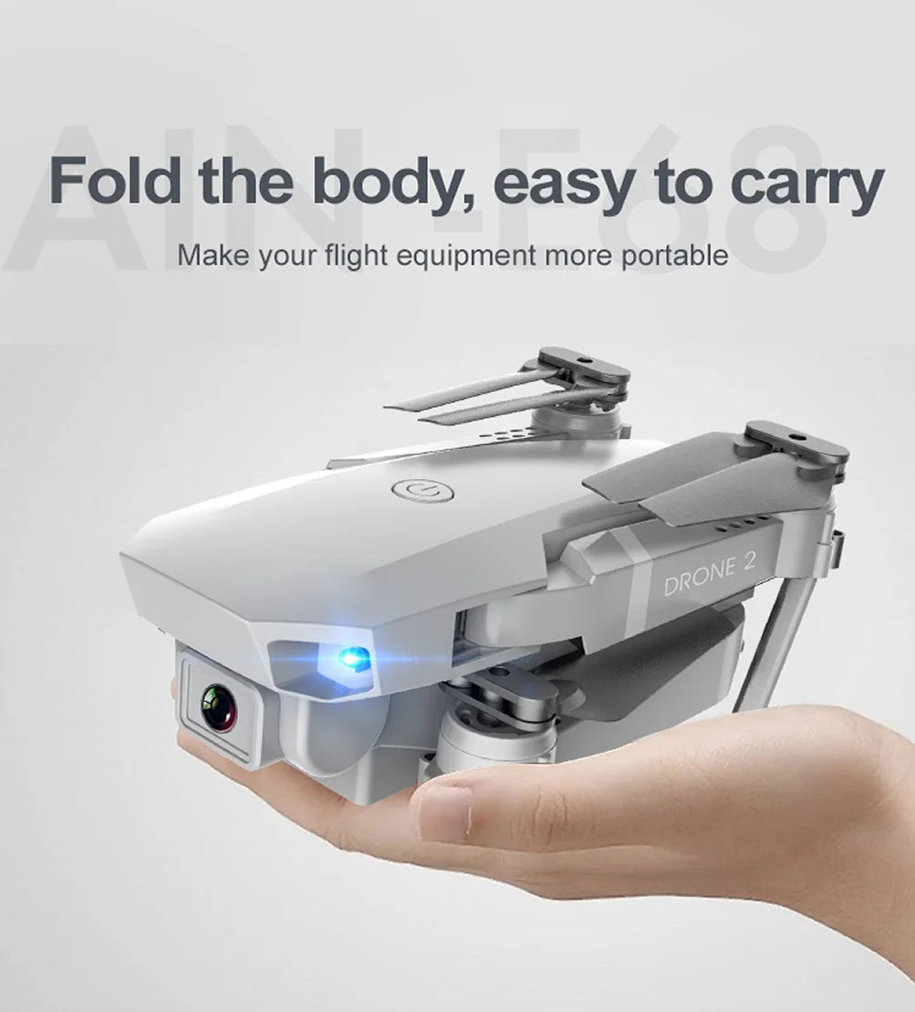 E59 Drone, fold the body; easy to carry make your flight equipment more portable 