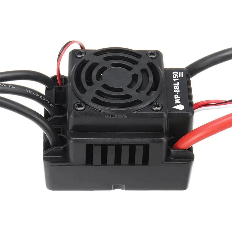 HobbyWing QuicRun WP-8BL150 ESC, HobbyWing QuicRun WP-8BL150 Black 1/8 Brushless WaterPro