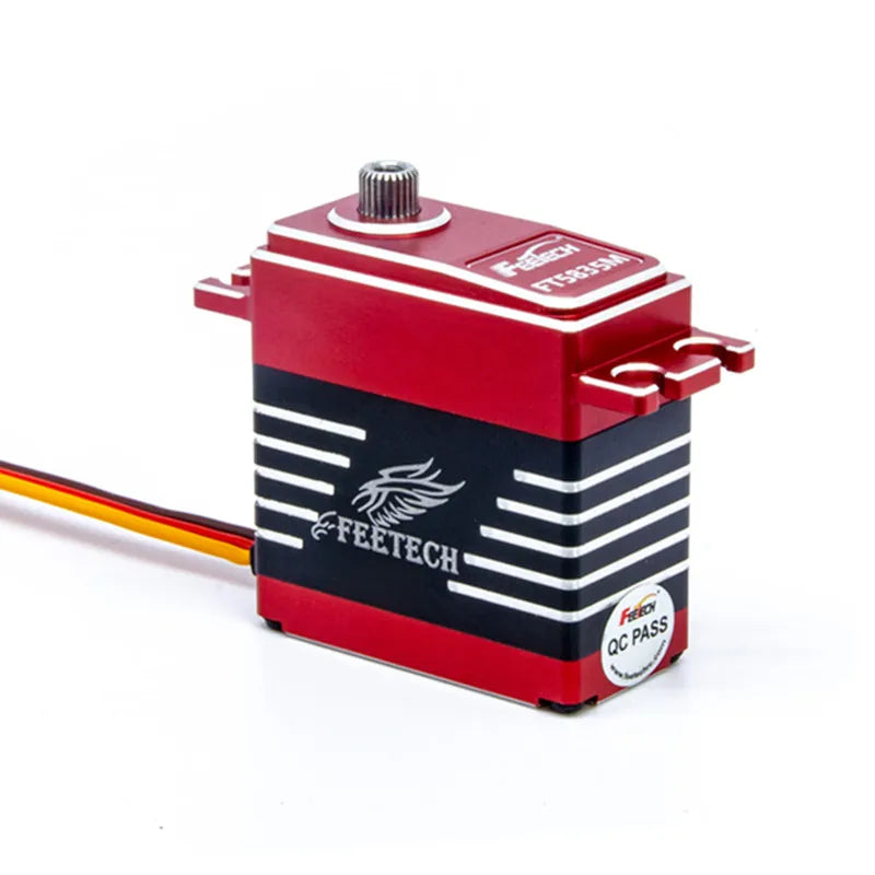 FEETECH FT5835M, FT846BL or FT6560M servos are available .