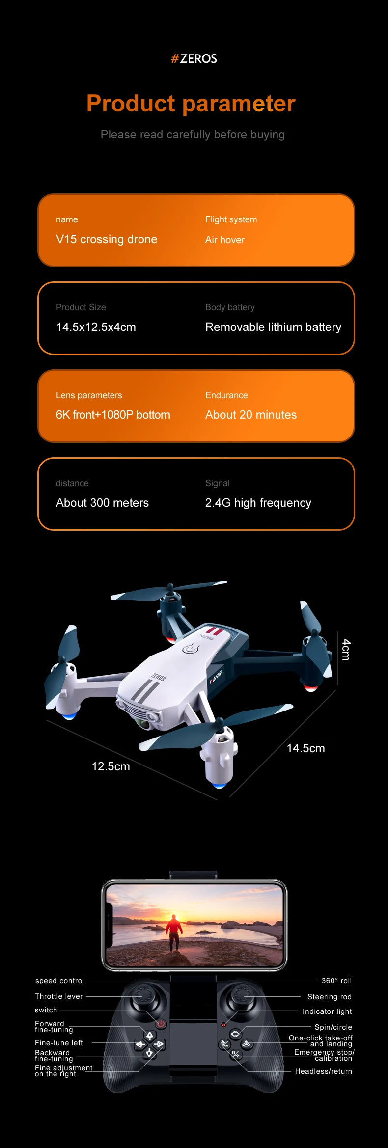 V15 Drone - 2024 New Mini Drone 4k Profesional Dron With 1080P HD Camera RC Drones Collapsible Quadcopter Airplane Remote Control Toys 31 V15 Drone, RC Drones Collapsible