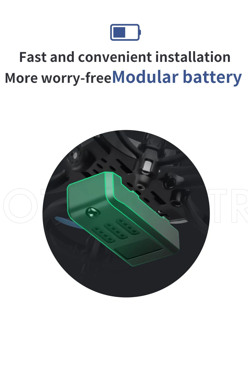 V8 Drone, fast and convenient installation more worry-freemodular battery 