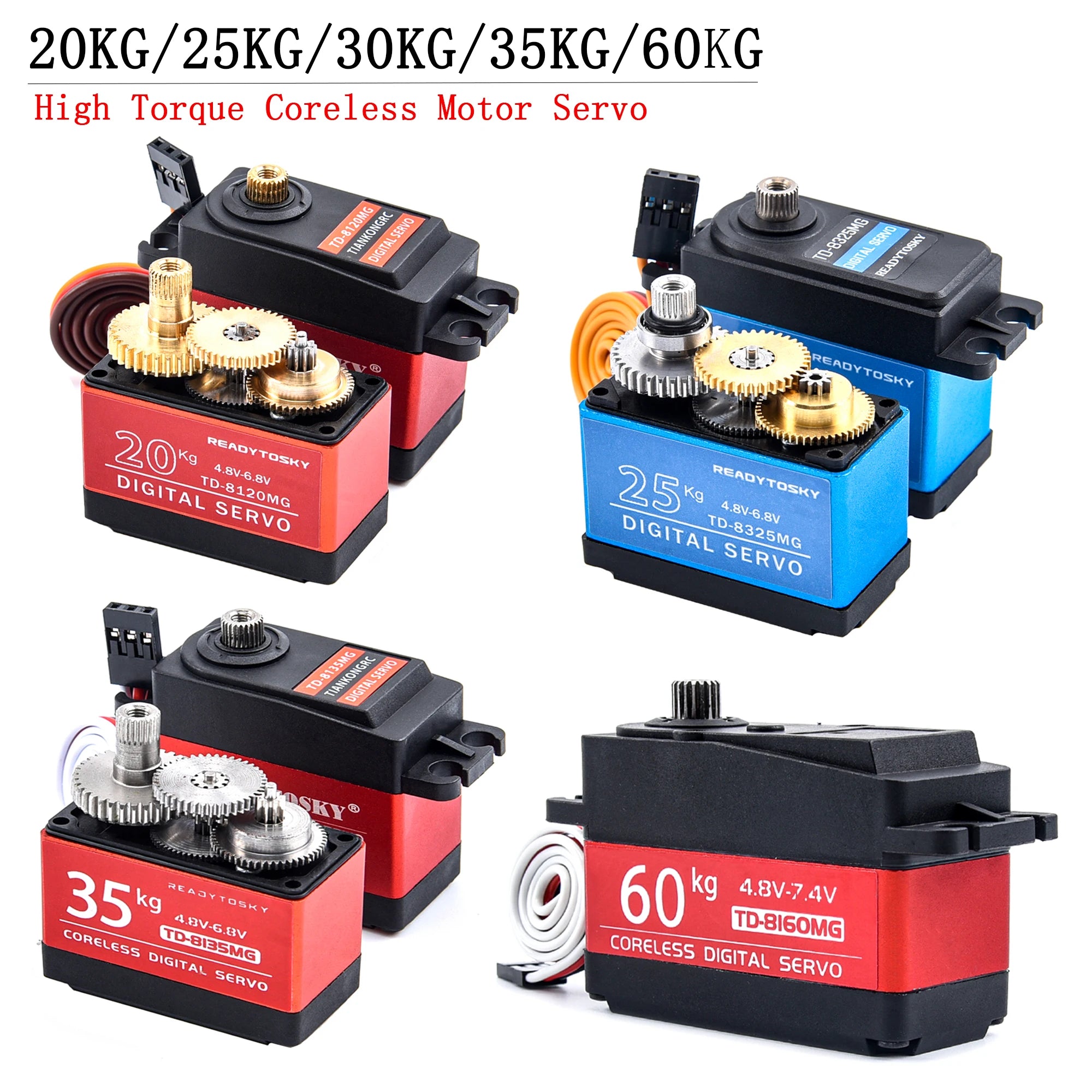 20KG/25K6/30K6/6OKG High Torque Coreless Motor