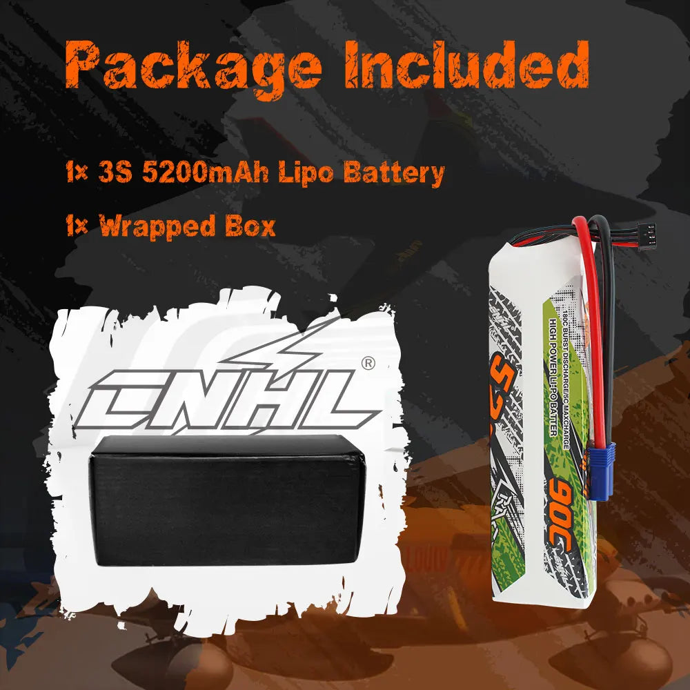 CNHL RC Lipo Battery, Never to let the voltage below 3.6V During use, or your battery will be destroyed