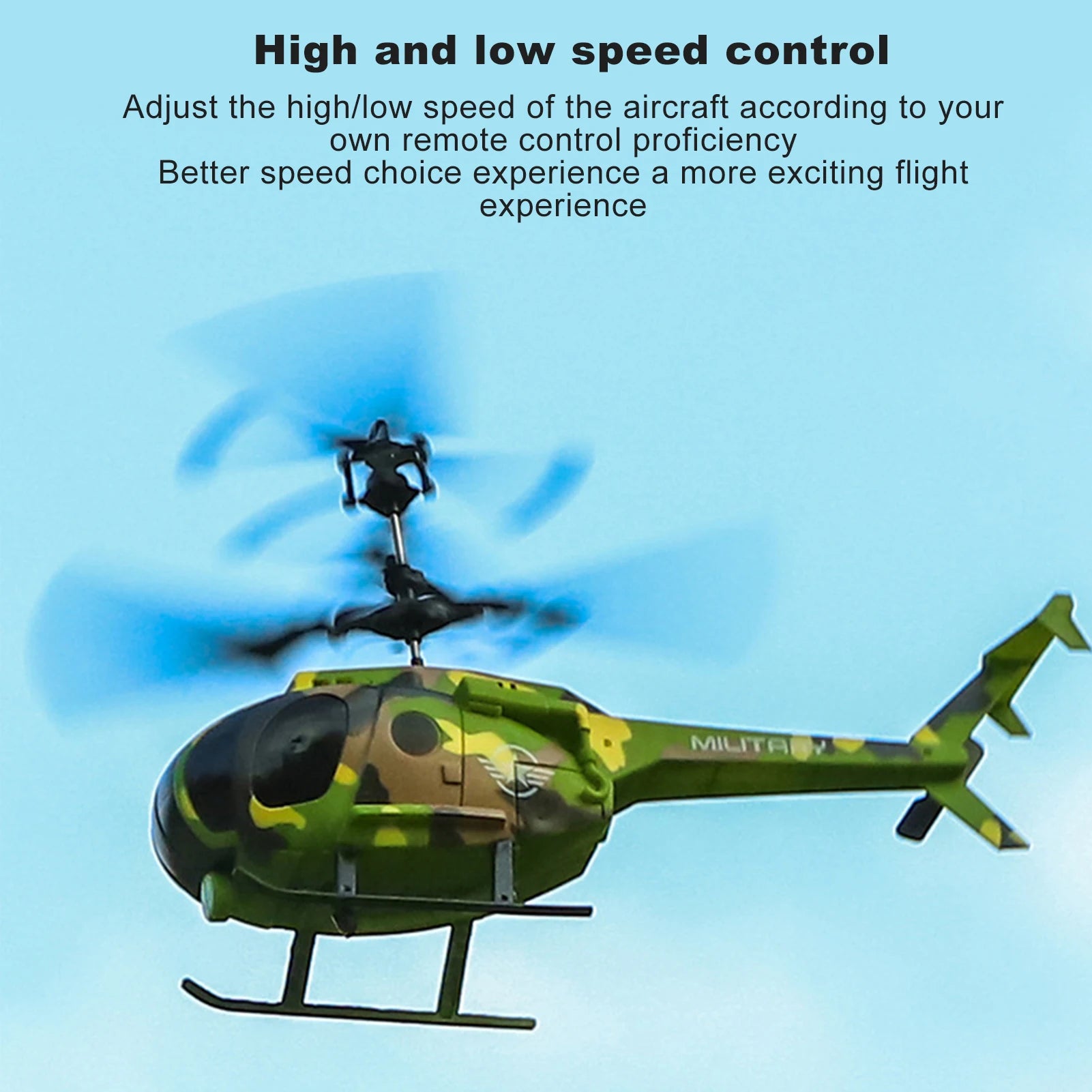 C135 RC Helicopter, high and low speed control Adjust the highllow speed of the aircraft according to your own remote